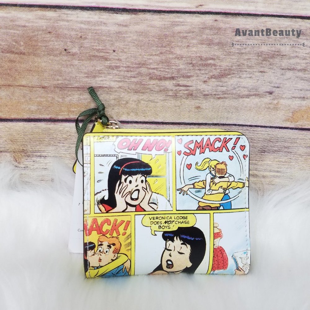 Kate Spade Archie Comics Small L Zip Bifold Wallet - Picture 2 of 9
